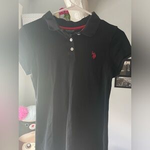 Black with red Polo